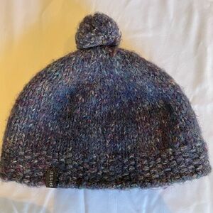 Pistil Blue Knit Hat with Pom-Pom
